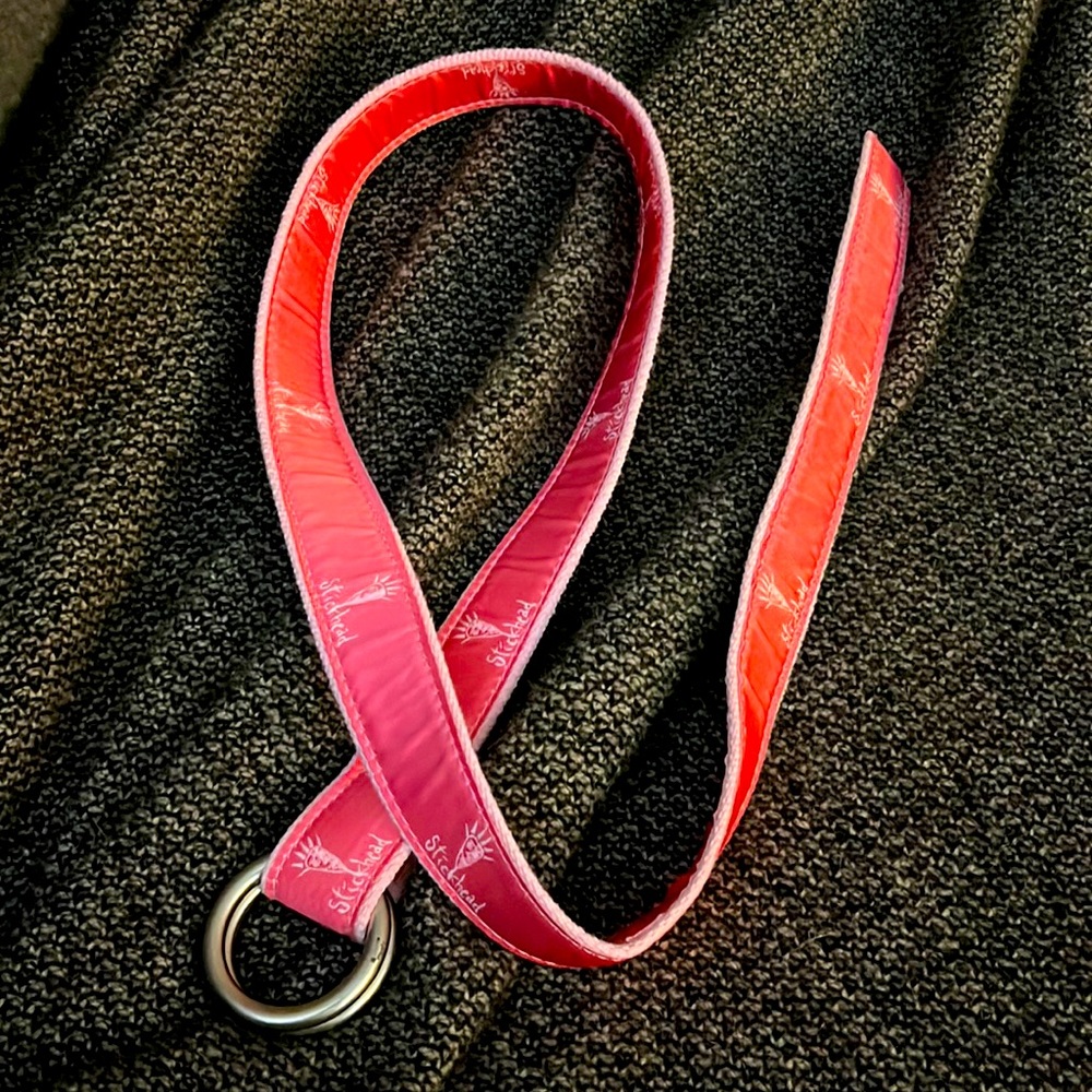Pink The Belted Cow Belt featuring Stickhead (Size M)